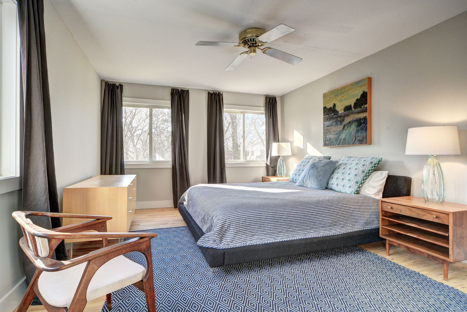  Master suite sits up in a canopy of oak trees with stunning lighting mornings and evening.