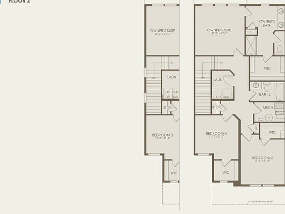 Bowman Floor Plan, Quick Move-in Home, Floor 2