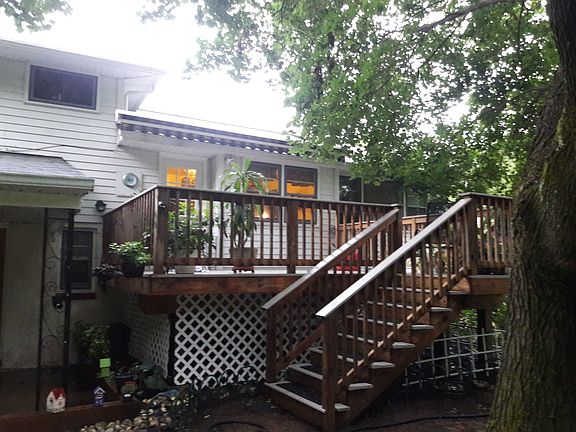 Retractable Awning on deck
