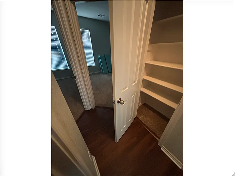 storage by extra bedrooms