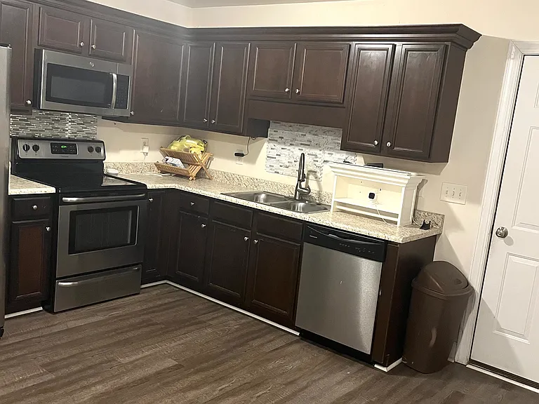 Kitchen - Stainless steel appliances.