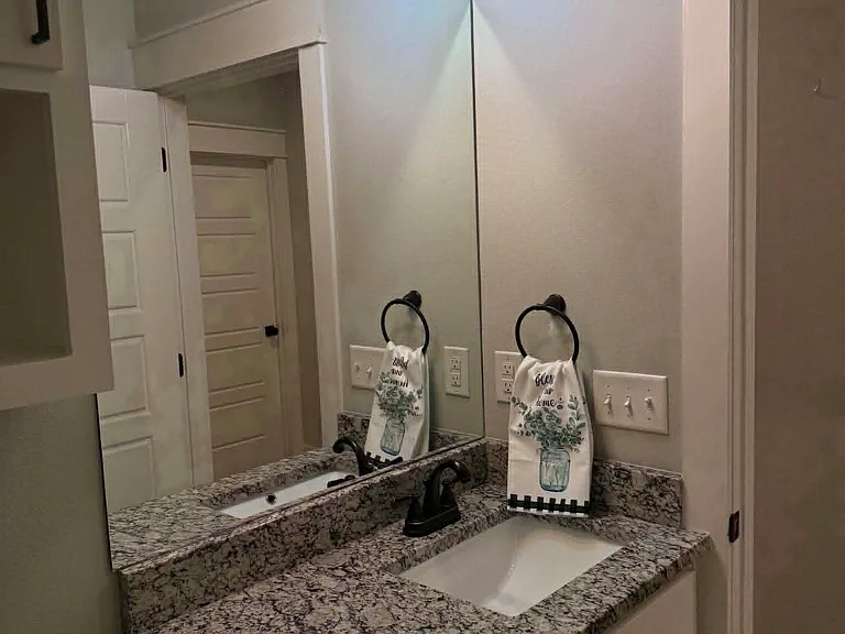 Guest bathroom vanity
