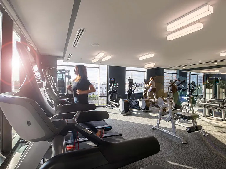 Fitness Center - with People