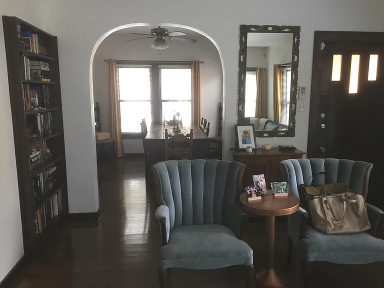 View of Dining room from Living room