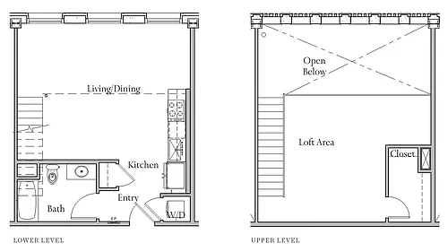 Floor plan Studio Loft - C