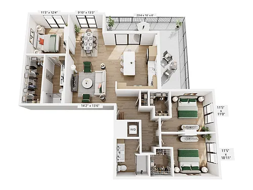 Floor plan C2