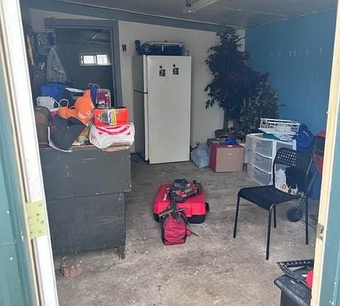 Outside storage/workshop area...man cave!