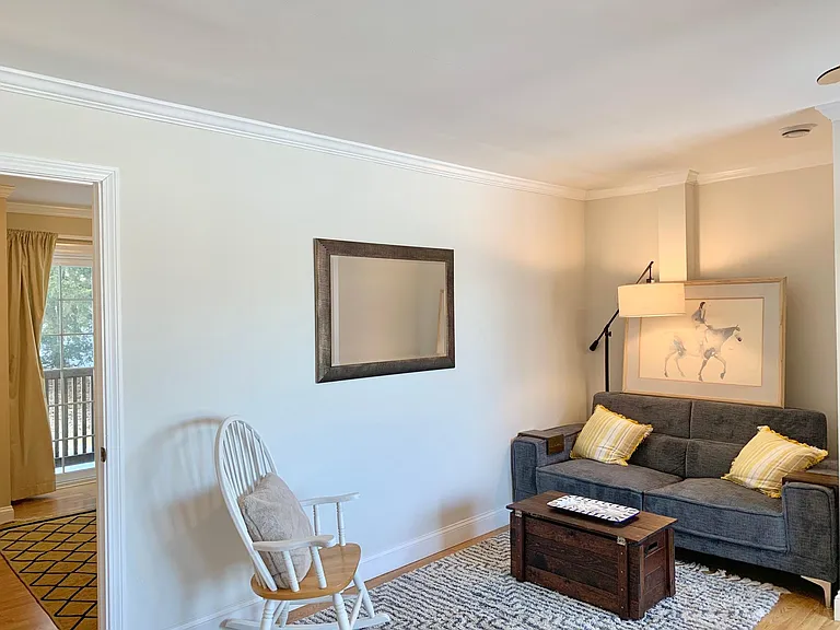 living room with TV