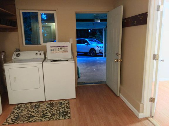 garage and downstairs