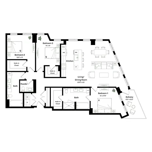 Floor plan C2