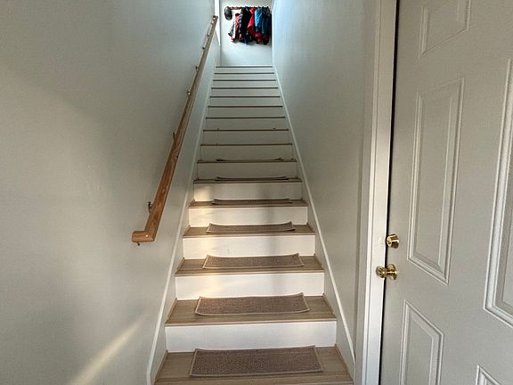 Stairs leading to the rental unit.