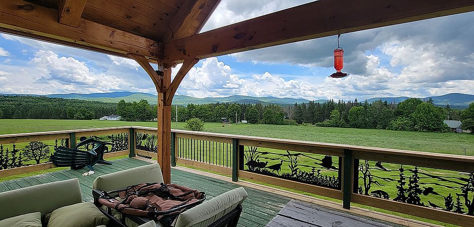 View of DixvilleoNotch from the deck.
