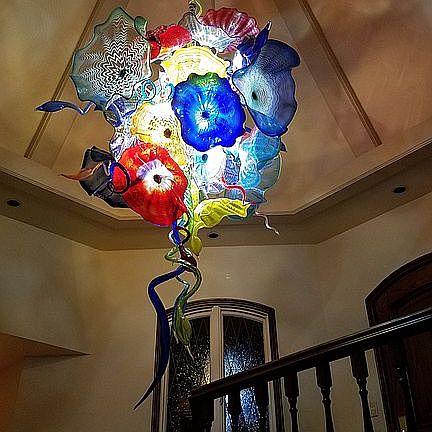 Entrance chandelier
