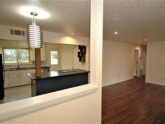 Open concept floor plan
