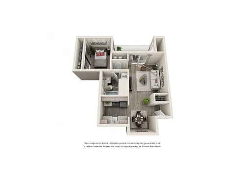 Floor plan 1X1