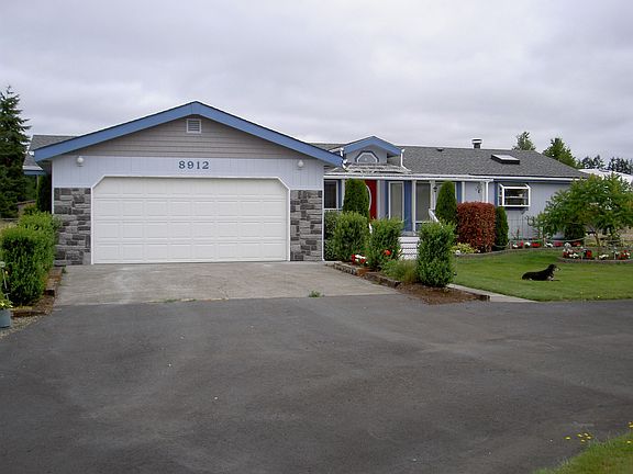 Two car attached garage