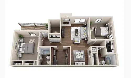 Floor plan B1