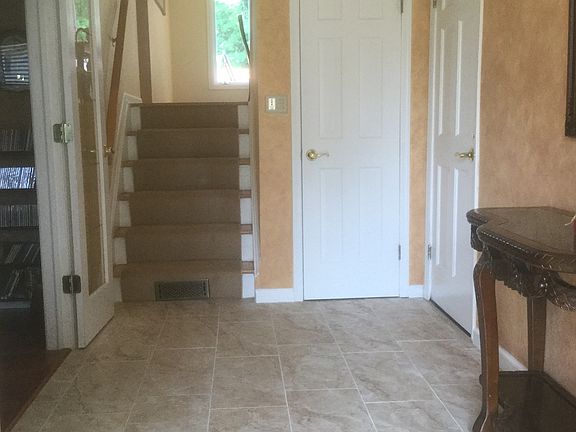 Entry hall, new tile