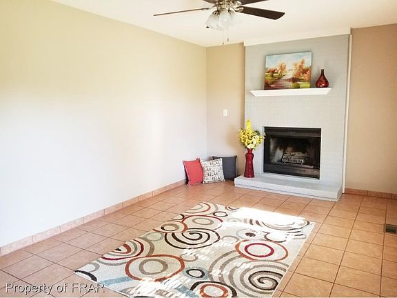 Nice living room with fireplac