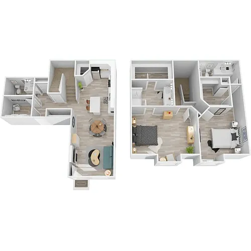 Floor plan 2 Bedroom