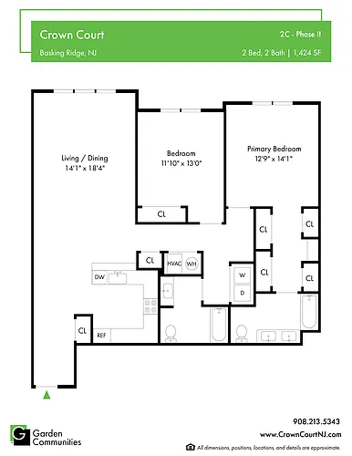 Floor plan $2.40/sq.ft. - 2C - Phase II
