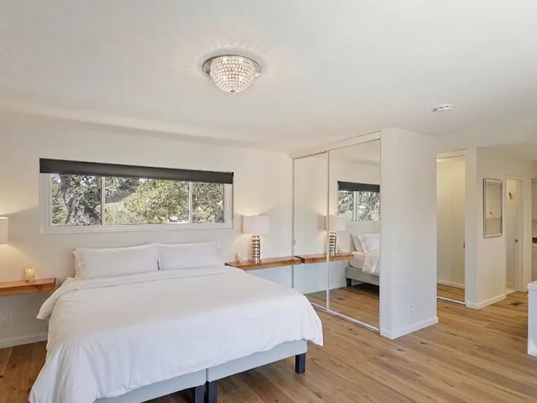 Primary bedroom, upper level with ensuite.