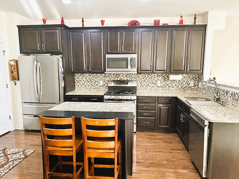 Kitchen with Stainless Steel appliances