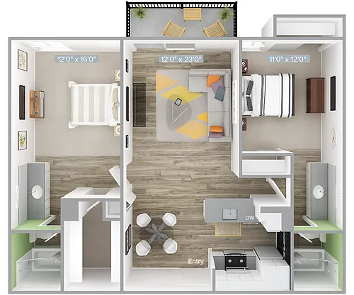 Floor plan B1-988-2
