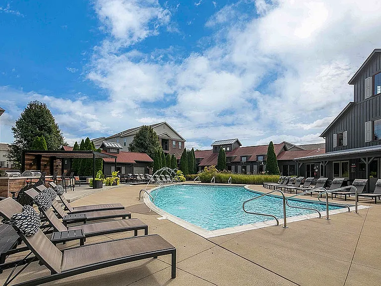 Resort-Style Pool at The Mill at Georgetown Apartments