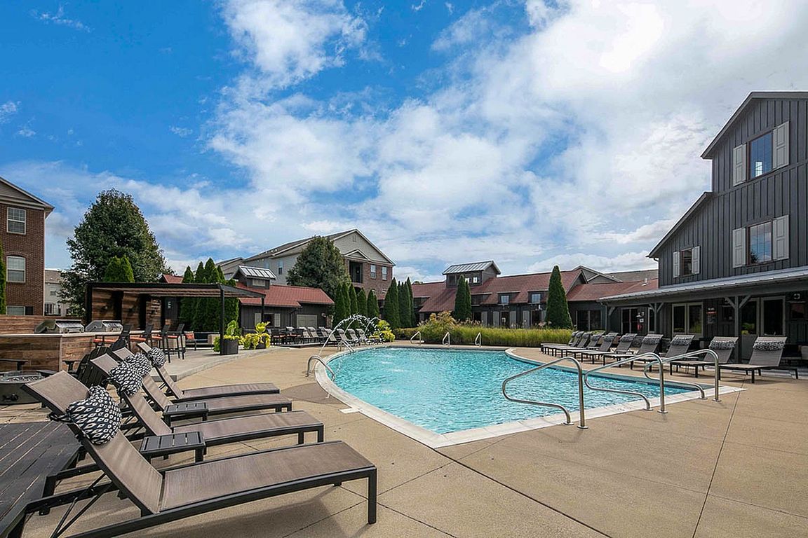 Resort-Style Pool at The Mill at Georgetown Apartments