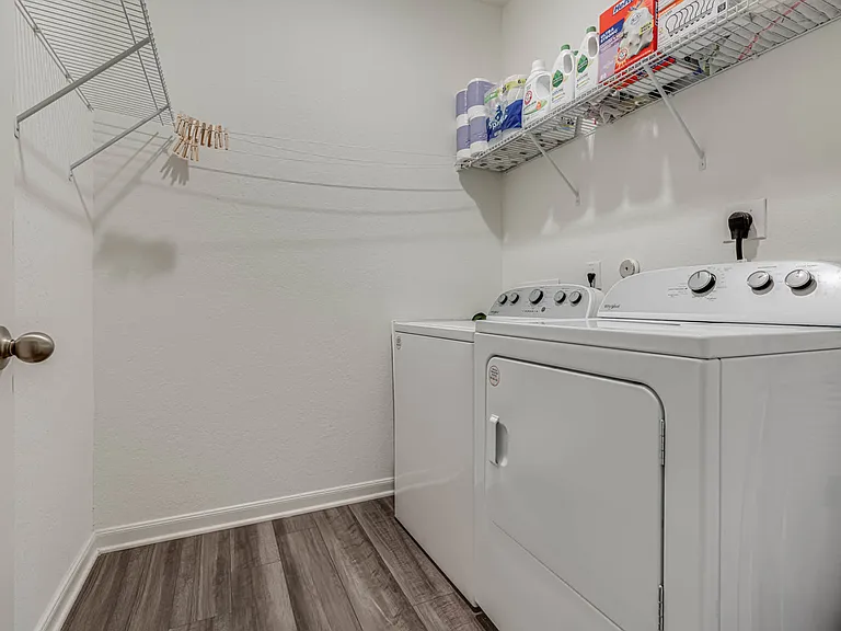 Laundry room (washer and dry will stay in the home)