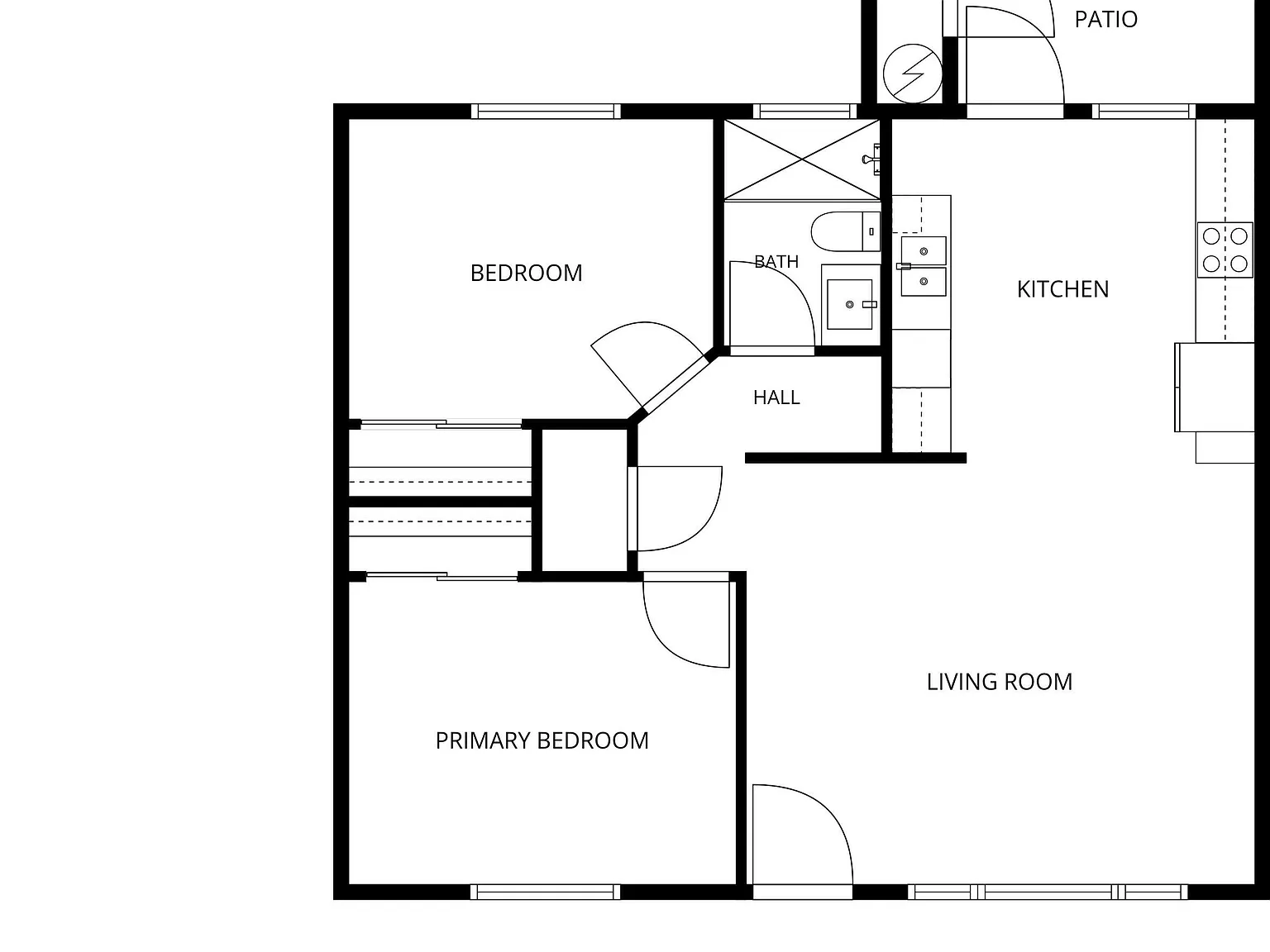 2 bed, 1.0 bath, 900 sqft, $2,100 — Photo 2