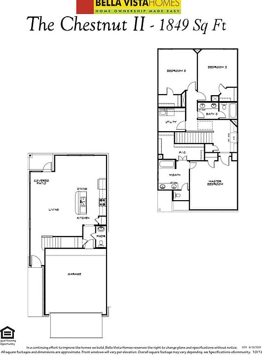 Floorplan with options
