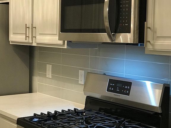 Stainless steel appliances.