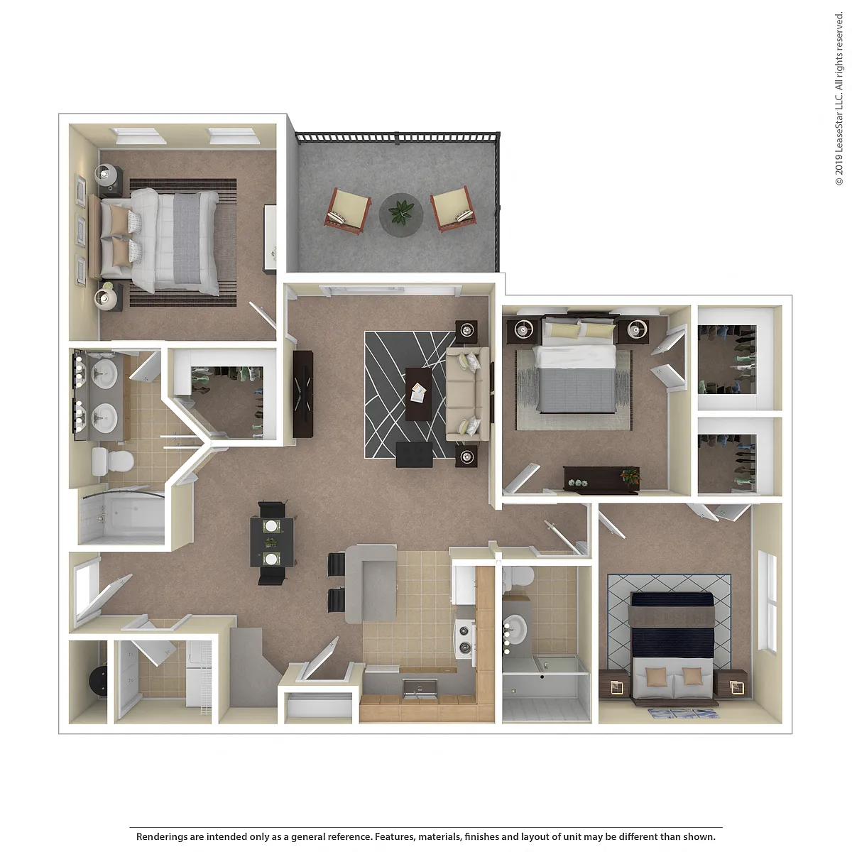 Floor plan Cypress Patio