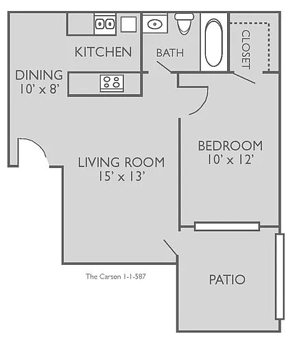 Floor plan Carson