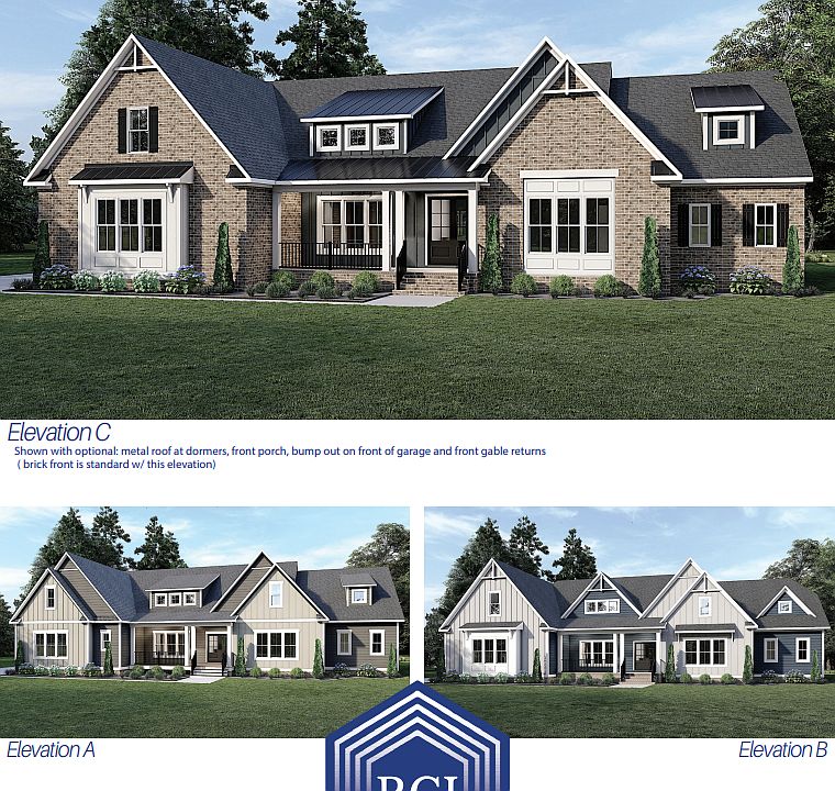 The Claremont Elevations Exterior Options