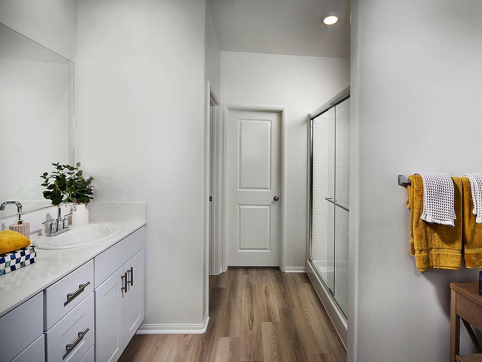 Residence 2 bathroom modeled at a nearby Meritage community.