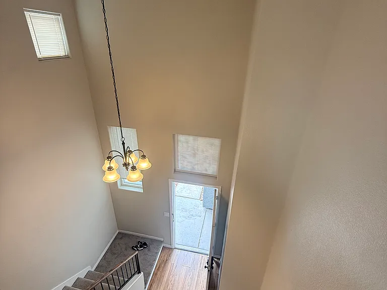 high entrance ceiling.
