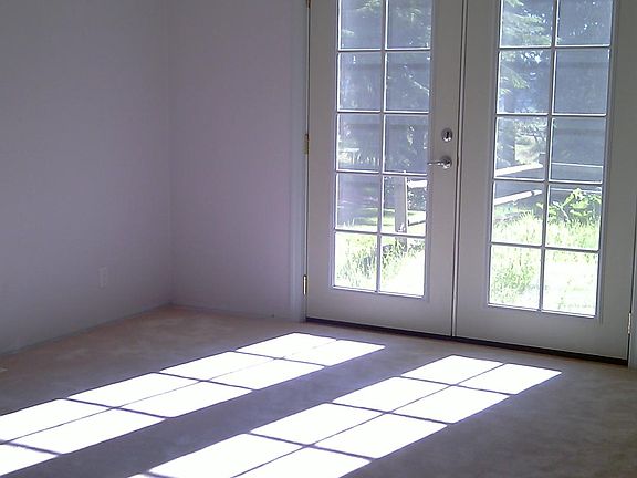 Master bedroom french doors