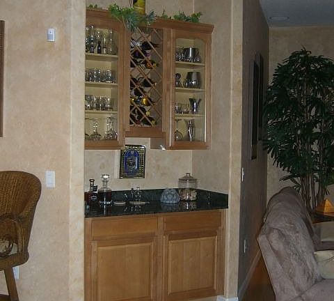 Dry Bar in Family Room