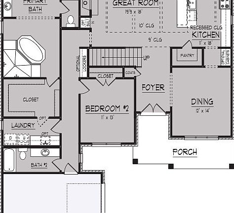Powell Floorplan First Floor