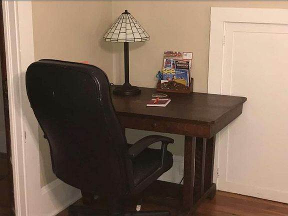 Desk in bedroom