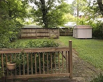 Fenced in backyard!