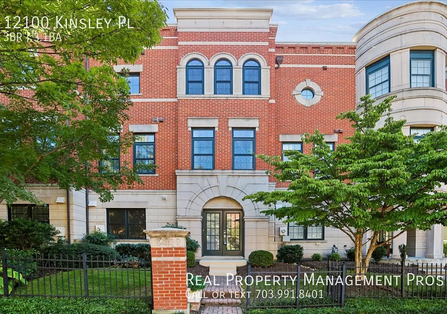 Stunning 3 BR/3.5 BA 2 Car Garage Townhome Steps from Reston Town Center! — Photo 1