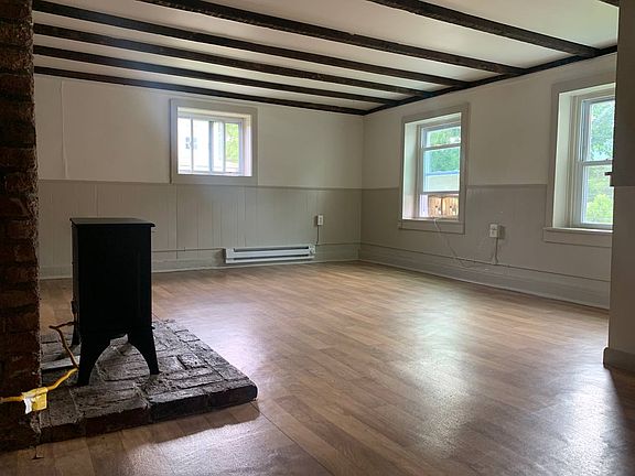 Living Room with natural gas heater
