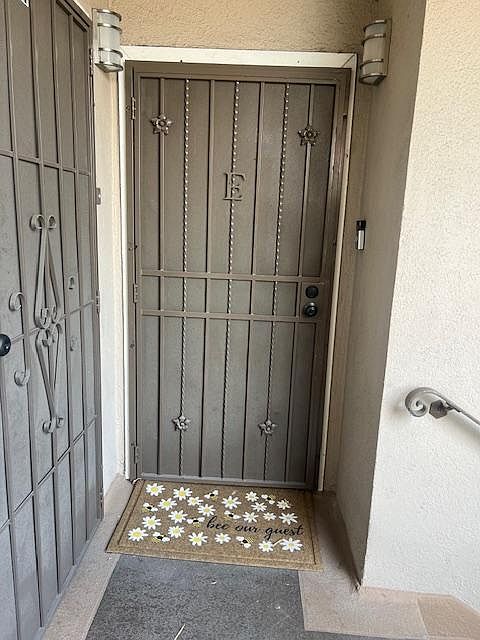 FRONT ENTRANCE TO UNIT