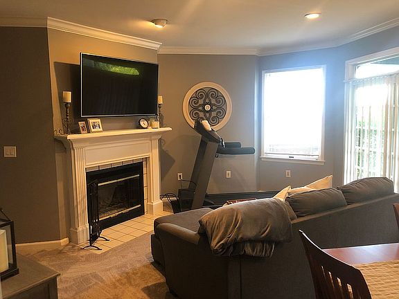 Living room with view