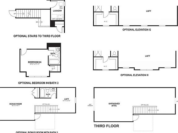 Second Floor Options