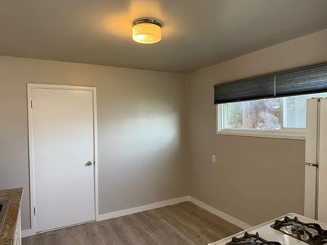 White Door to Attached Garage